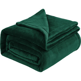Aspire Homeware Ultra-Soft Hotel Quality Reversible Plain Weave Fleece Throw Blanket