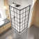34.5'' W 72'' H Framed Square Reversible Shower Enclosure