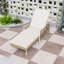 Chaise longue en rotin PE tissé à la main toutes saisons avec caractéristiques réglables et structure robuste, coussin-1480068519