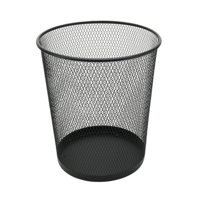 Steel Open Waste Basket - 4.75 Gallons