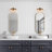 Ronson 2 - Light Dimmable Cracked Bathroom Vanity Light