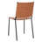 Ryland 18.5'' H Leather Upholstered Metal Armchair-458818716-458137248