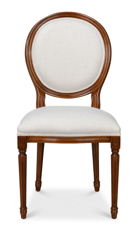 Hugo Upholstered Dining Chair, Brown