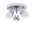 Milan Deco 3lt Led Plate Chrome