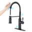 Robinet de cuisine tactile avec douchette extractible-126278787