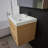 23.62'' Single Bathroom Vanity with Acrylic Top-68006826
