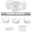  7 Pieces Outdoor Patio Furniture Set with 44" Fire Pit Table Rattan Sectional Sofa Conversation Sets-247380371-247380373