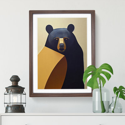 Traditional Bear No.3 Abstract - Wall Art