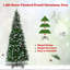 Arbre de Noël artificiel 5 pi / 6 pi / 7,5 pi avec pommes de pin-842166386