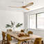 Kemp 60" 3-Solid Wood Blade Indoor/Outdoor Large Ceiling Fan With Remote,no light-241555166