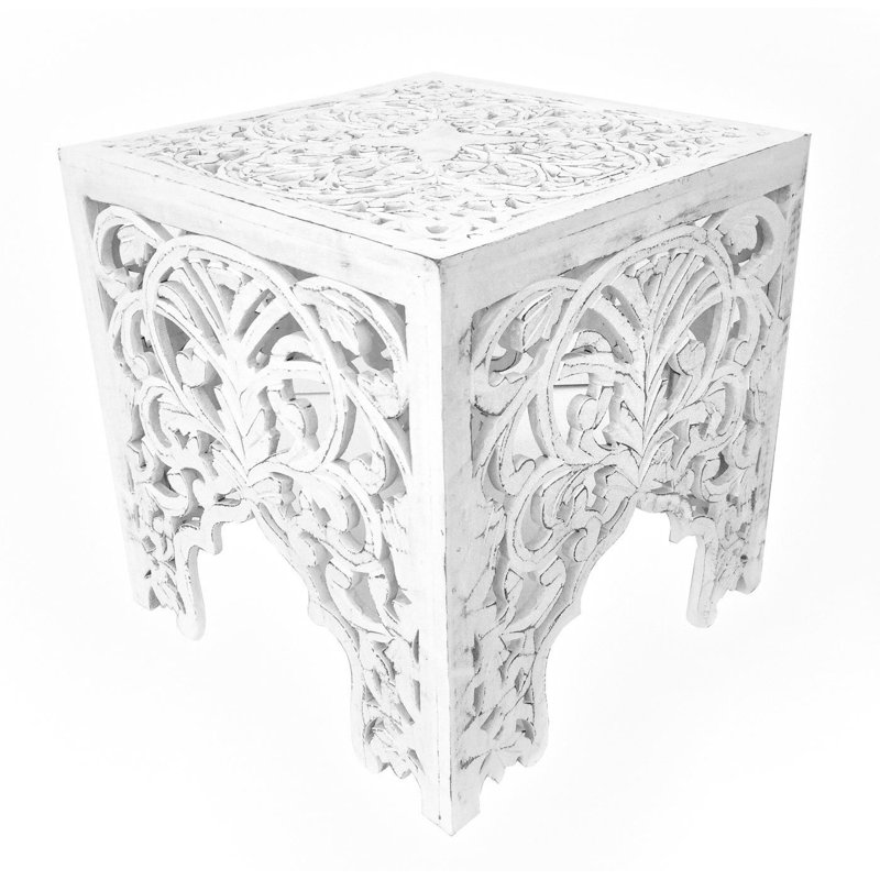 Popovich End Table, White