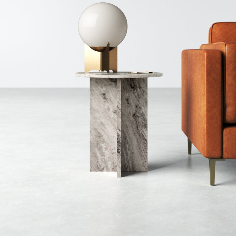 Humphrey Marble Top End Table