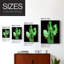 Reproduction encadrée de cactus néon - bois massif-1506085028-1506085029