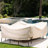 Dining Cover - Waterproof Protection For Your Furniture. Beige, 95" X 72" 30". No Assembly Required. 100% Keep Furniture Dry And Protected. Waterproof, Beige. Made