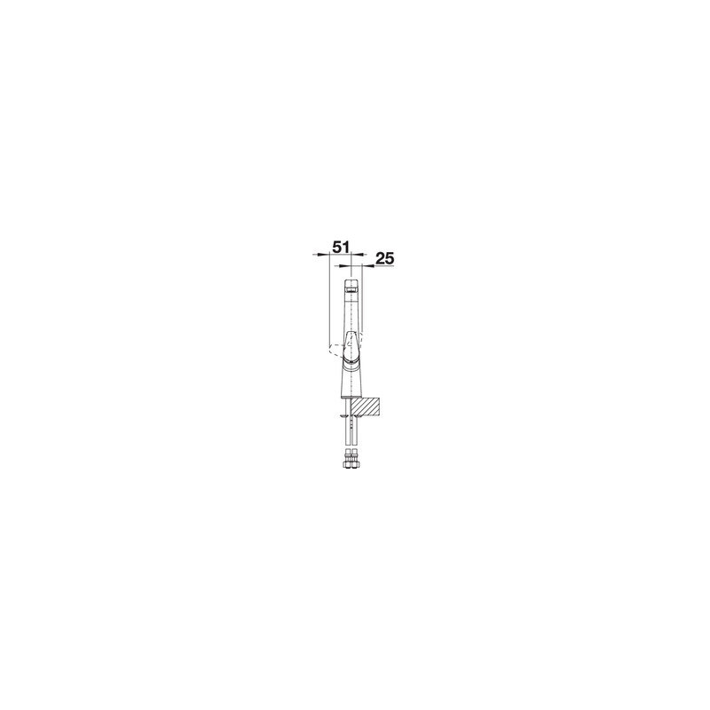 Avona Single Lever Monobloc Tap, Chrome