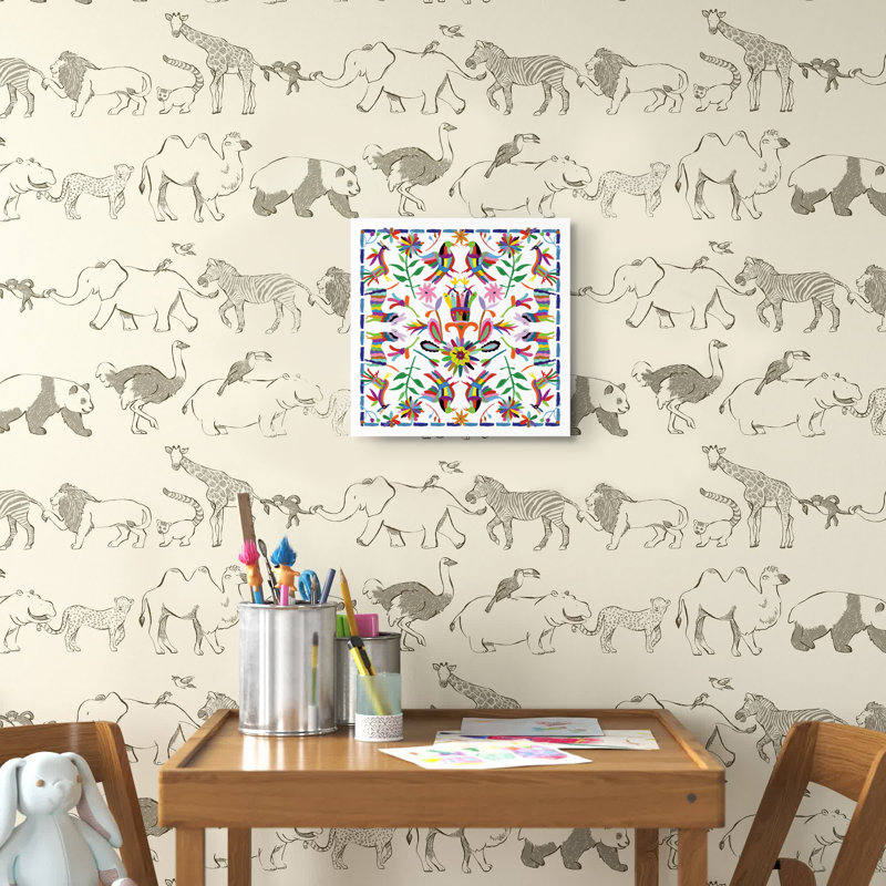 Hallucination I, peinture, H 16 po x l 16 po x P 1,5 po, Toile tendue