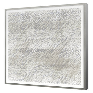«Cy Scribble In Silver» par Stramel, Renee
