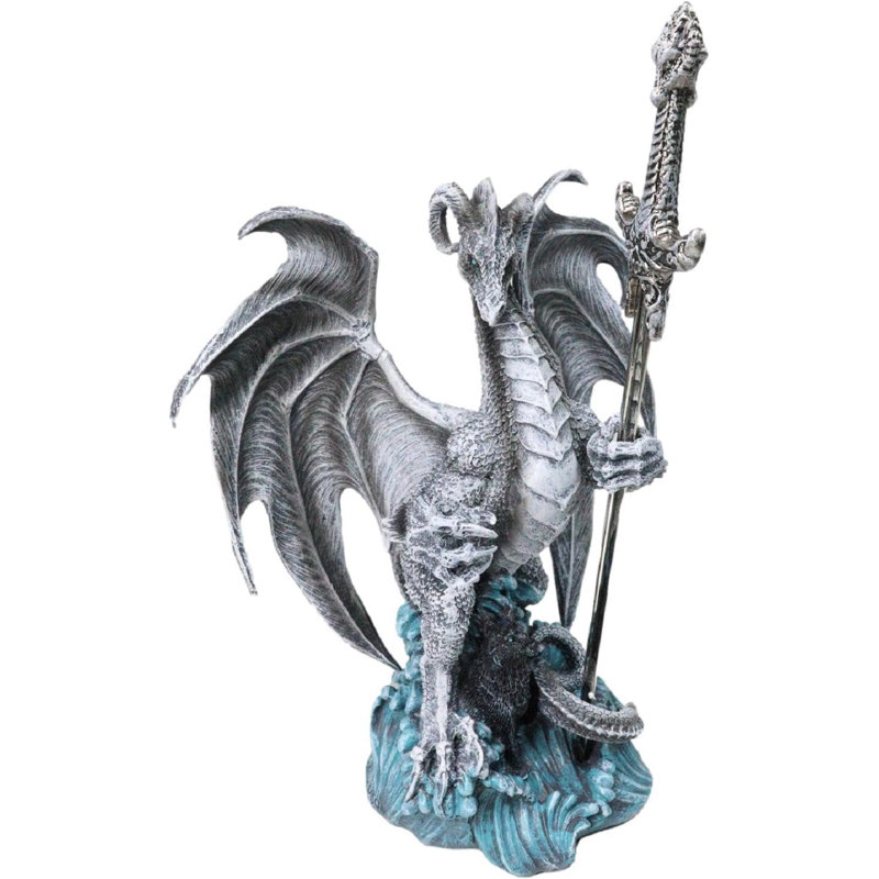 Statue de dragon avec épée Ruth Thompson