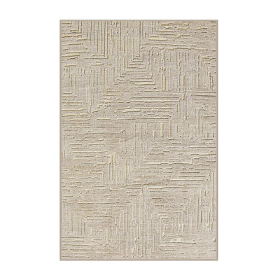 Tapis beige Bottone