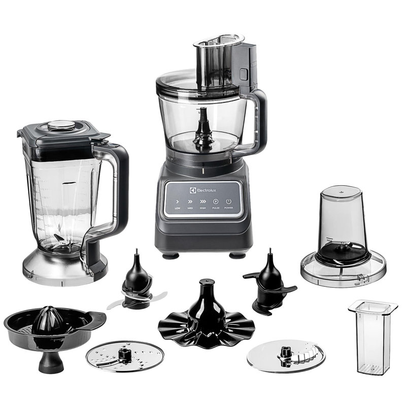 Electrolux All-in-1 1000W Multi Food Processor & Blender with 1.5L Jug, 2L Bowl and 300ml Grinder Cup