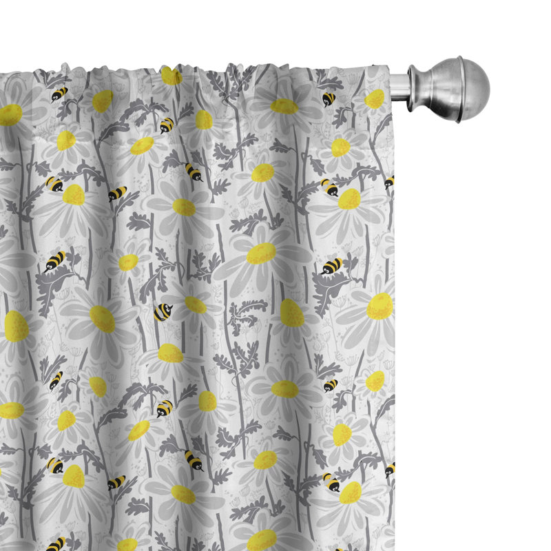 Semi-Sheer Rod Pocket Sliding Panel, 28" x 95"