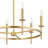 Kerween 6-Light Chandelier in Natural Brass-774237968