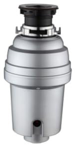 8 x 8 x 16 in. 3/4 HP Garbage Disposal 4-Stage Grinding 3500rpm Stainless Steel Continuous Feed Food Waste Disposer with Sound Insulation for Kitchen Sink Undercounter Use, Silver