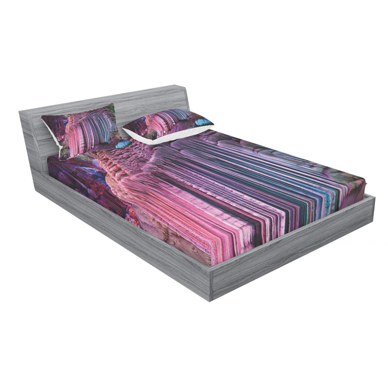 Microfiber Sheet Set, Queen Sheet Set + Fitted Sheet + 2 Pillowcases