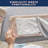 12 x 30 Tabletop Ironing Board Cover with Elasticized Edges, Fits Small, Table Top and Mini Boards