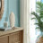 Coastal Oval Ceramic Table Vase with Nautilus Accent for Home Decor - Artistic Tall Flower Vase for Living Room or Dining Table Display - Ivory & Tan-1104282012