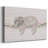Floral Sloth-Gallery Wrapped Canvas