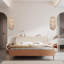 Luminaire suspendu en lustre en rotin Boho