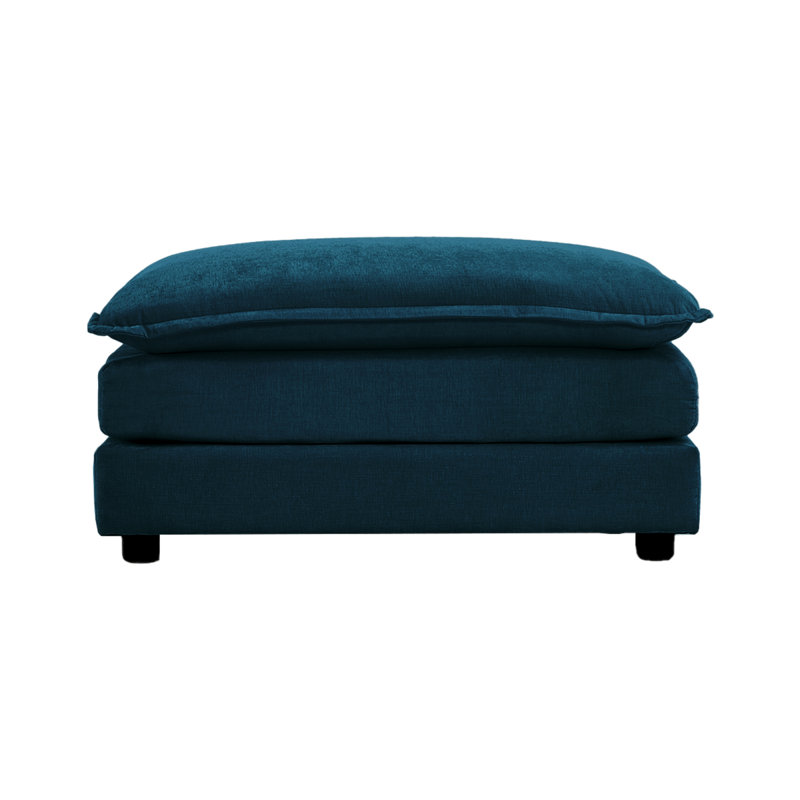 Repose-pieds moderne en tissu chenille avec repose-pieds à combiner avec un canapé 2 places, un canapé 3 places et un canapé 4 places, chenille