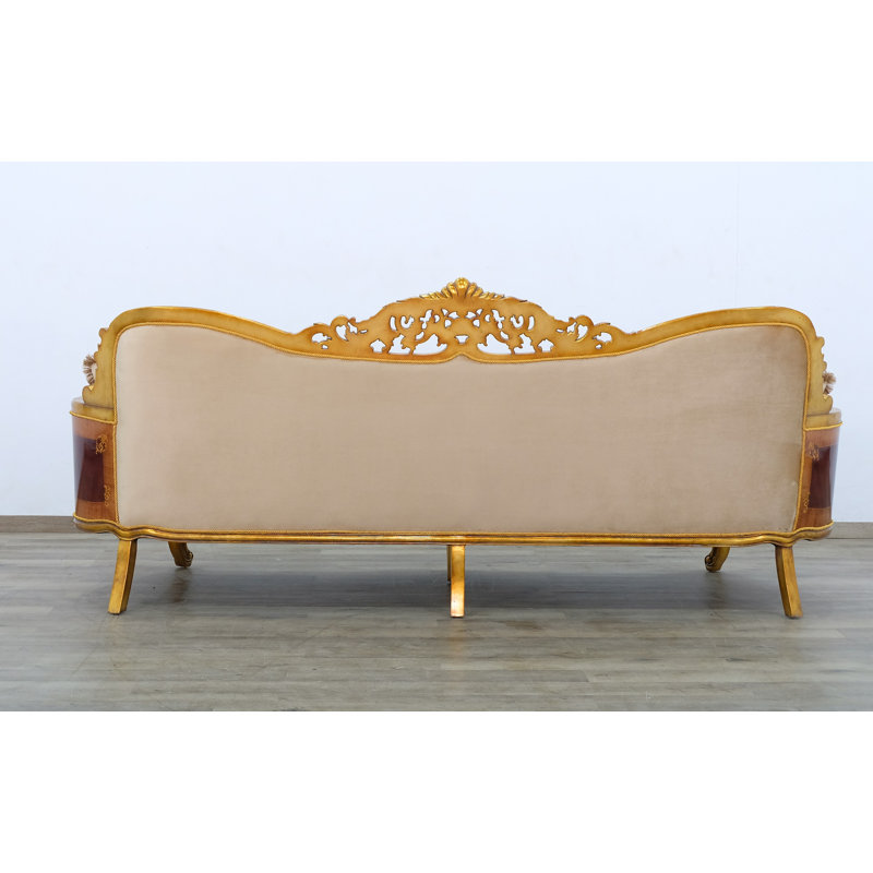 Maggiolini Sofa, Gold/Beige/Light Brown, Dark Gold