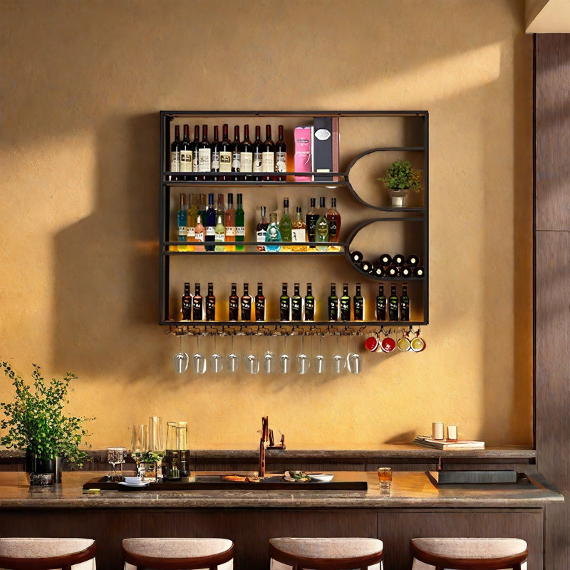 Wall-Mounted Storage Display Shelf（Without Led Strips）
