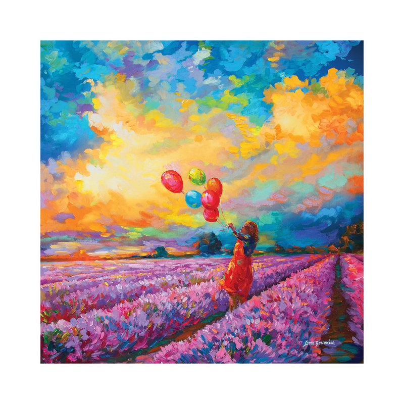 Impressionist Art by Leon Devenice - Wrapped Canvas Gallery-Wrapped Canvas Giclée, 66.04 cm H x 66.04 cm W