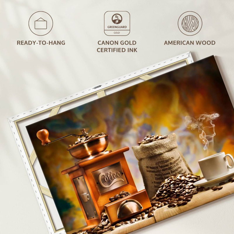 Yarlin Brewed Coffee, 34" H x 51" W
