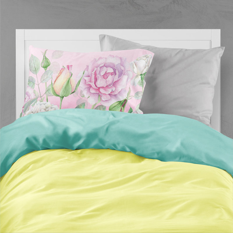 Rose Microfiber Floral