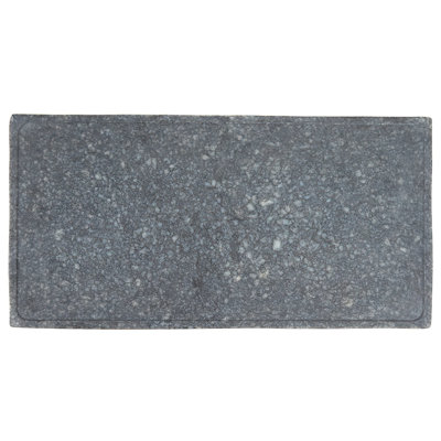SB-1472-OW - Présentoir en faux chêne 14 po x 7 po avec pied et arête, hauteur 0,75 po