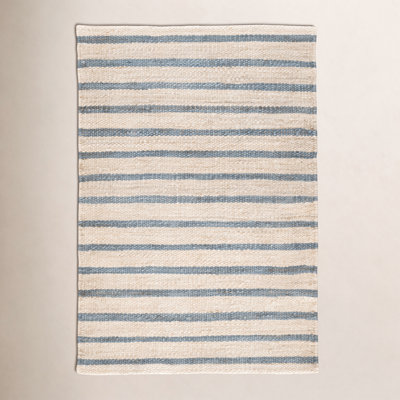 Moana Stripe Handwoven Jute Rug