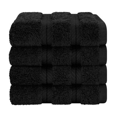 Darcelle 100% Cotton 4-Piece Turkish Washcloth Set