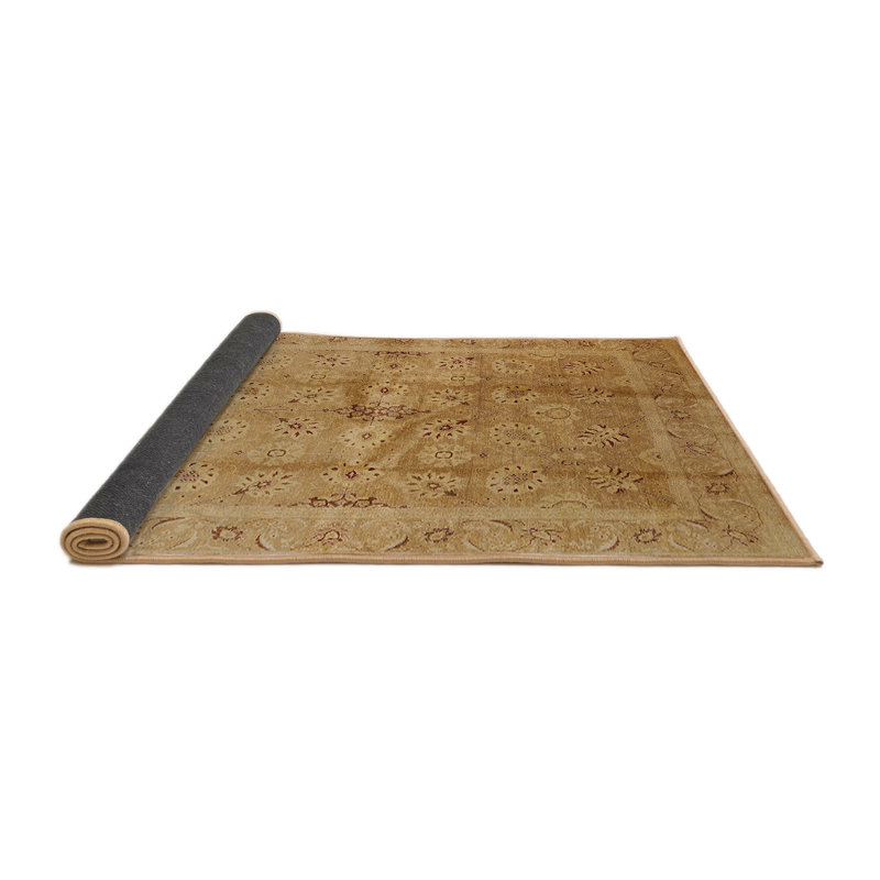 Tapis brun ivoire Gamsaragan, Rond 3 pi