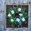 Couronne d'hortensia bleu et blanc, lierre anglais et baie-1036108257-1036110925