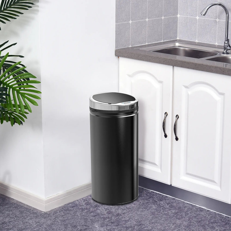 Stainless Steel Sensor Kitchen Trash Can - 42L