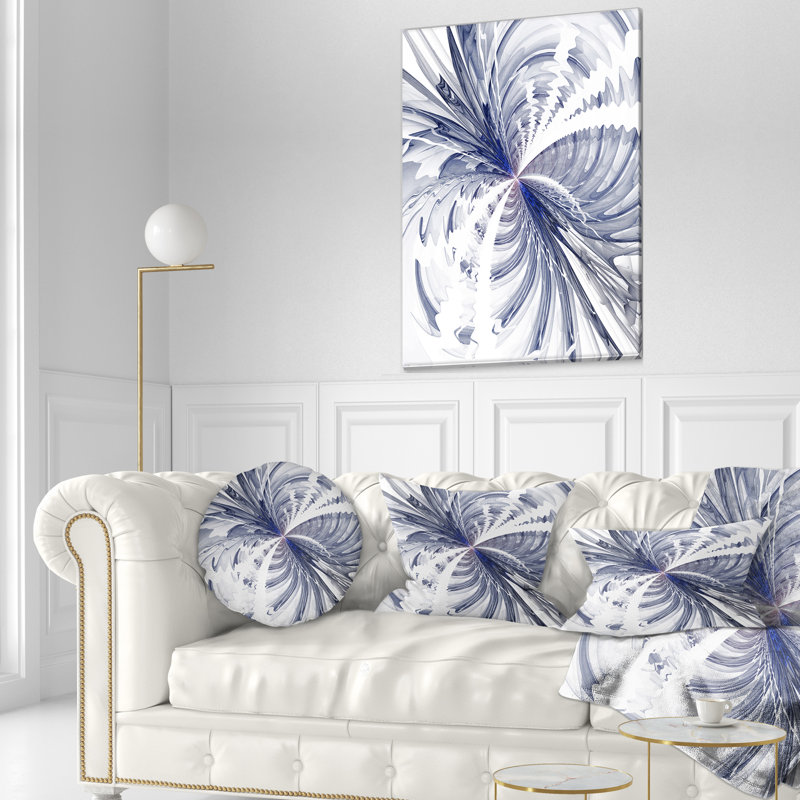 Coussin lombaire en fleur symétrique floral