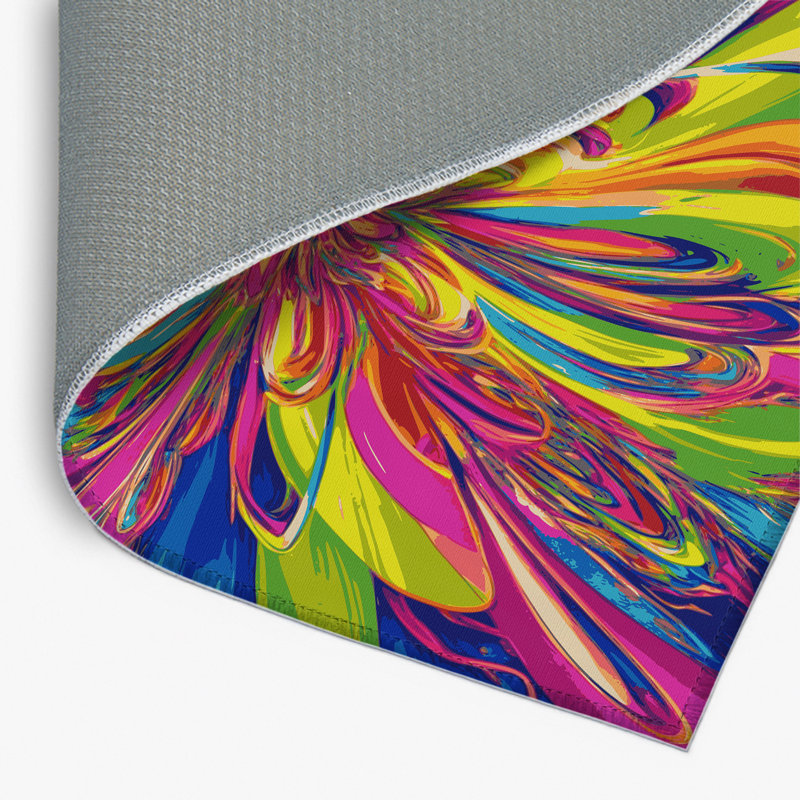 Tapis intérieur et extérieur Spectrum Swirl, Rectangle 5 pi x 7 pi