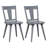 Kaliski Mid-Century Modern Farmhouse Toner Kitchen Nook Dining Chairs-7131054