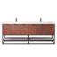 Mahon 84 Freestanding Double Bathroom Vanity with Countertop-1927083538-1927106150