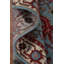 Tapis oriental bleu clair fait à la main Oushak 4 x 6