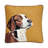 Camp Wandawega Hunting Dog Embroidered Needlepoint Pillow